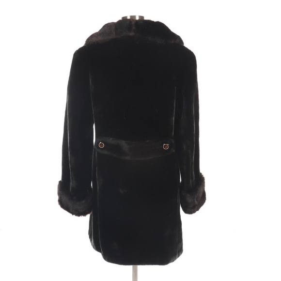 Borgazia Faux Fur Doble Breasted Jacket, Vintage - Picture 4 of 8